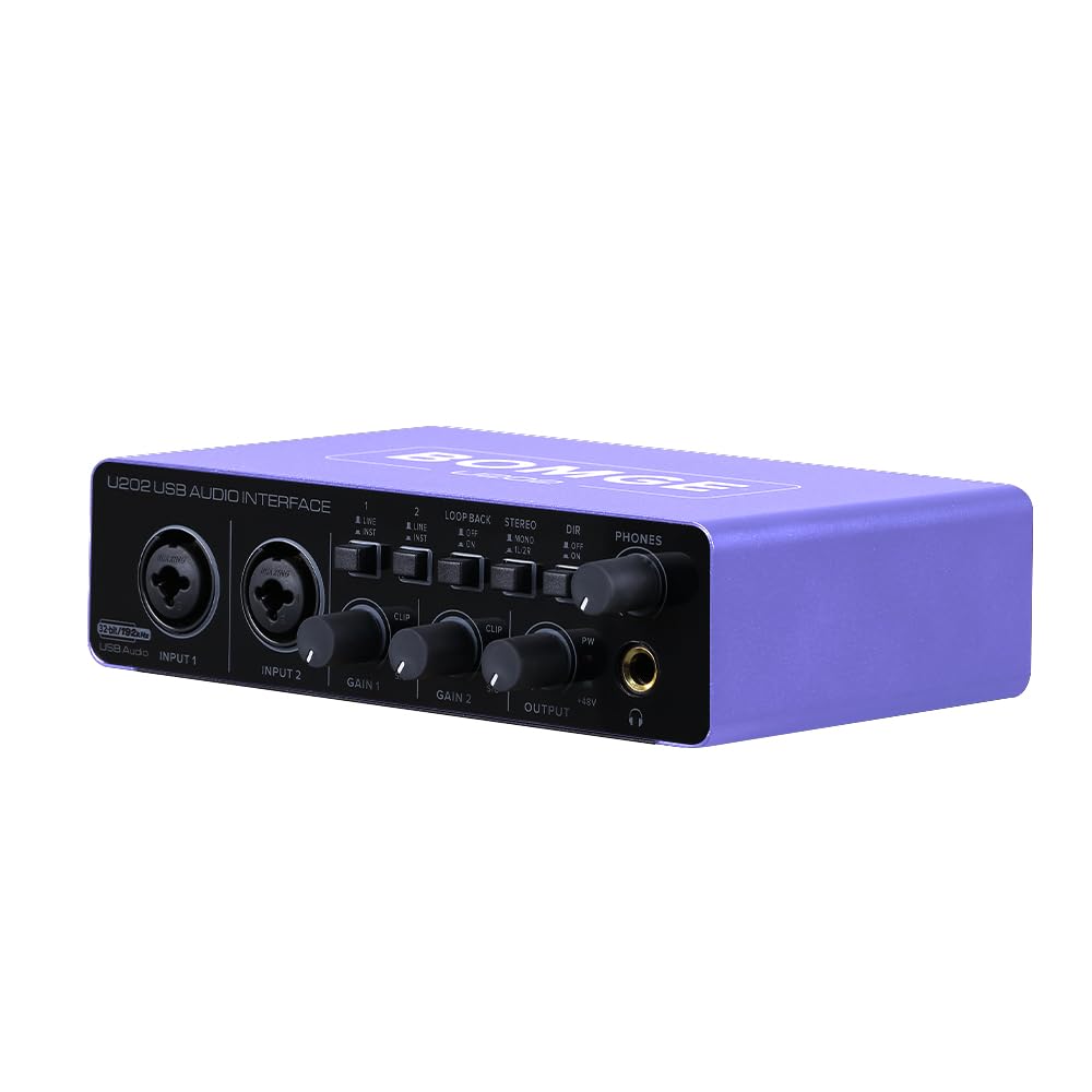 BOMGE USB オーディオ インターフェイス 24 ビット/192 kHz Amazon.co.jp: BOMGE USB オーディオ インターフェイス (24 ビット/192